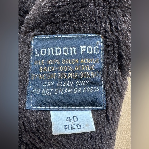 Vintage London Fog Men's Weatherwear (40 reg) Brown Short Trench Coat w/Lining - Picture 7 of 10